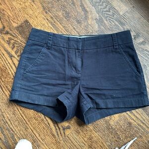 J Crew Navy Chino shorts. Size 00